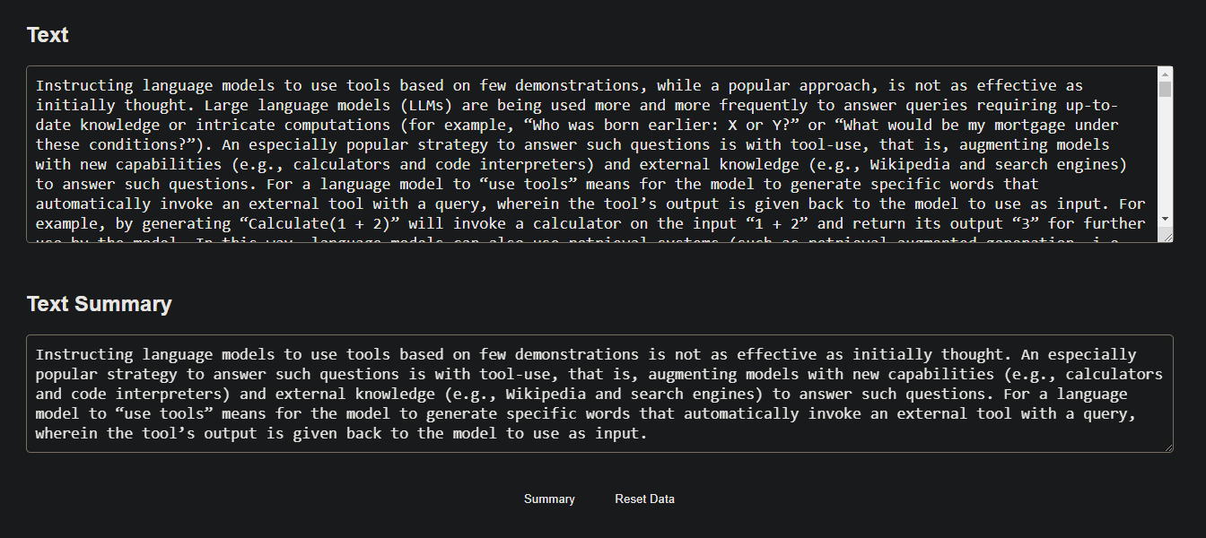 TextSummarization